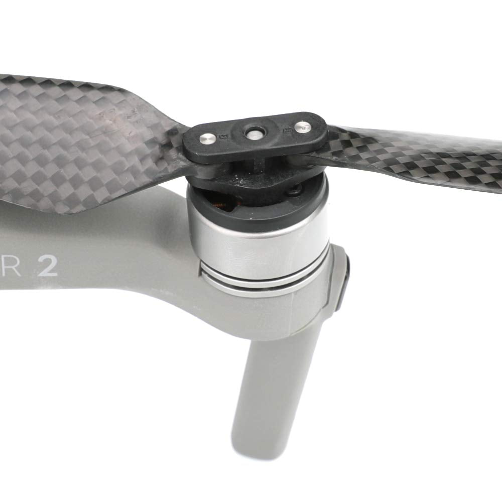 RCGEEK Compatible with Mavic Air 2 Carbon Fiber Propellers Blades Low Noise Props 7238 Quiet Propellers Replacement Accessories Drone Quick Release Foldable Wings