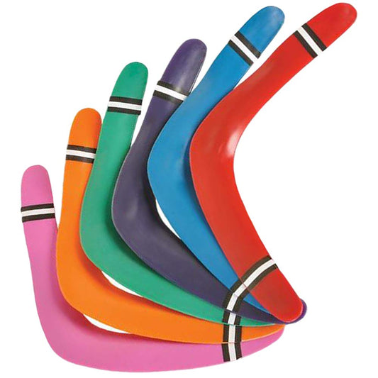 ArtCreativity Boomerangs, Set of 2, Classic Returning Boomerangs in a Bright Assortment of Colors, Fun Outdoor Toys for Camping, Backyard, Picnic, Best Gift Idea for Boys and Girls