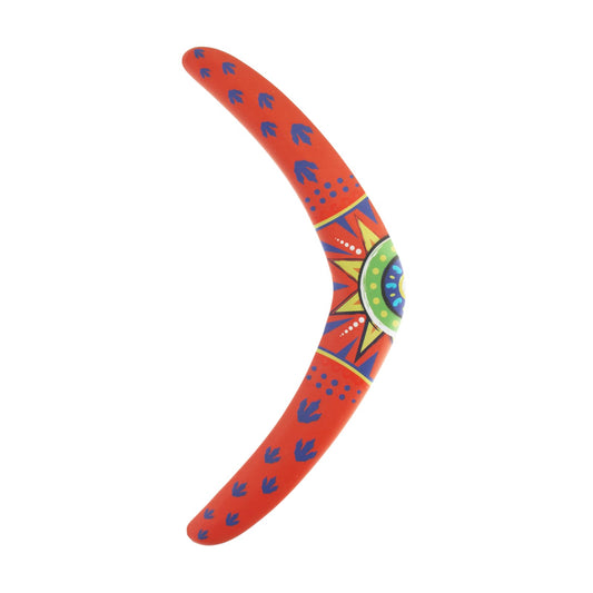 Carvmpin Soft Boomerang for Adults and Kids,V-Shaped Returning Boomerang Sports Backyard Children Game Funny Gifts, Outdoor Toys for Camping (Sunflower)