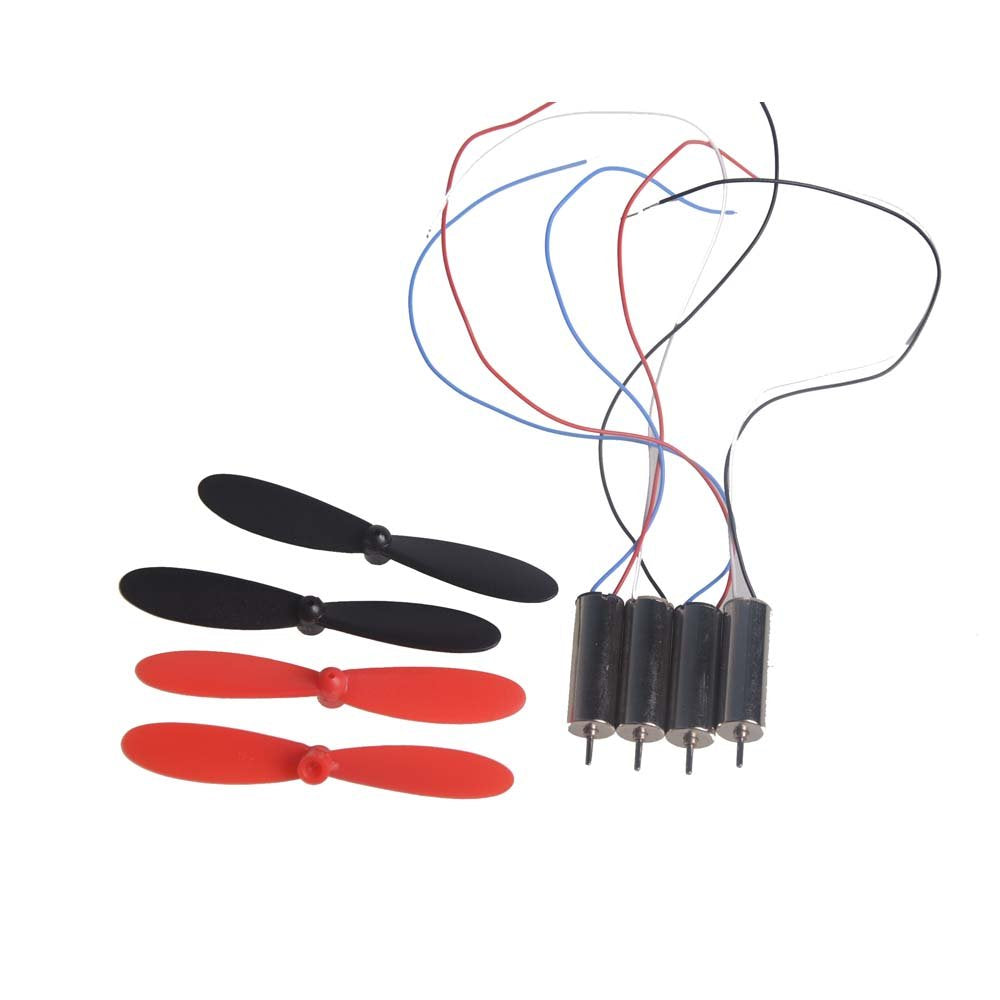 szzijia 4pcs DC 3.7V 720 720 mm Helicopter Coreless DC Motor Mini Great Torque 45000 RPM with Propeller