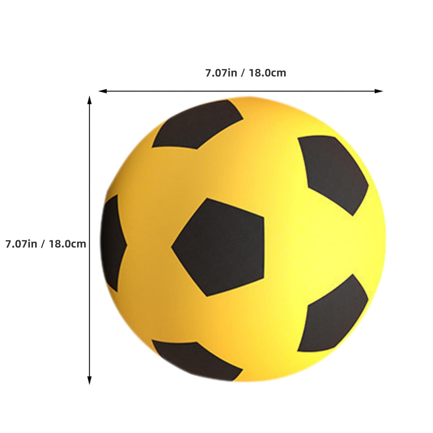 BESPORTBLE Silent Indoor Soccer Ball Soft PU Foaming Mute Football for Family Play and Safe Fun Encourages Bonding and Interactive Activities