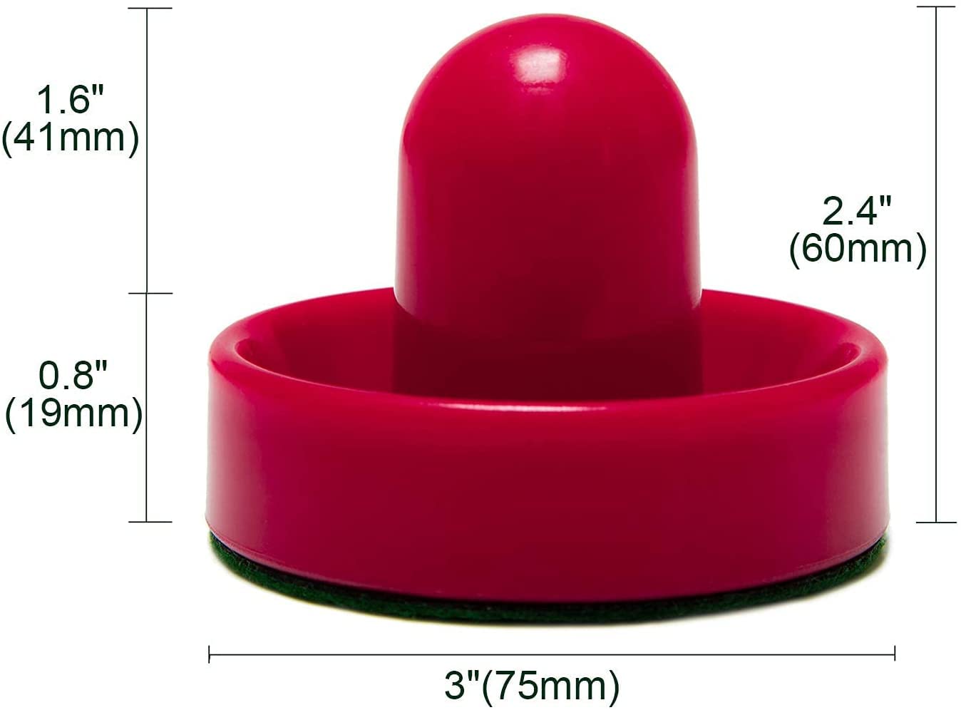 Rechargeable Hover Air Hockey Puck and Paddles, Hover Puck for Any Flat Surface, 2Pcs Air Hockey Strikers
