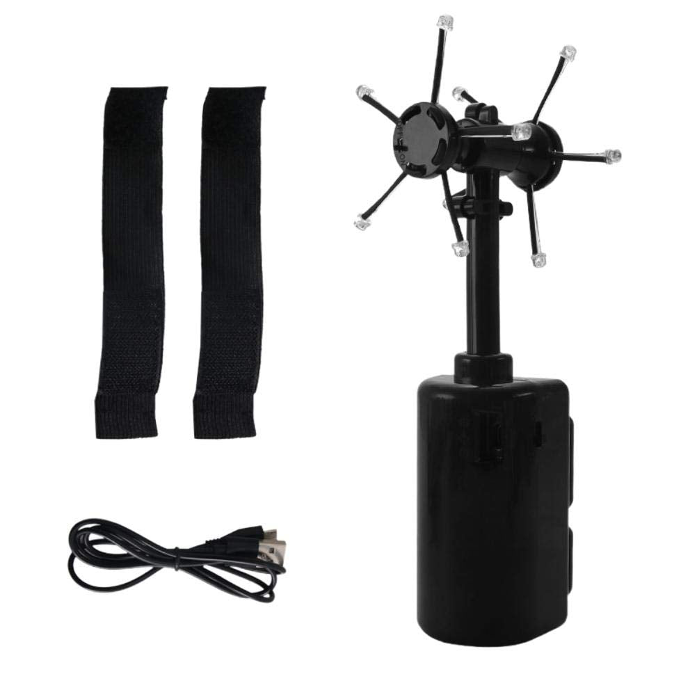 Dan&Dre Luminous Rotating Floating Toy， Spiral Electric Toy Adjustable Spiral Generator