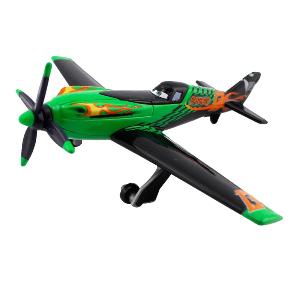 5 Pack Planes Dusty Skipper Ripslinger Bulldog Echo Metal Diecast Plane Model Toy (5 Pack Planes)