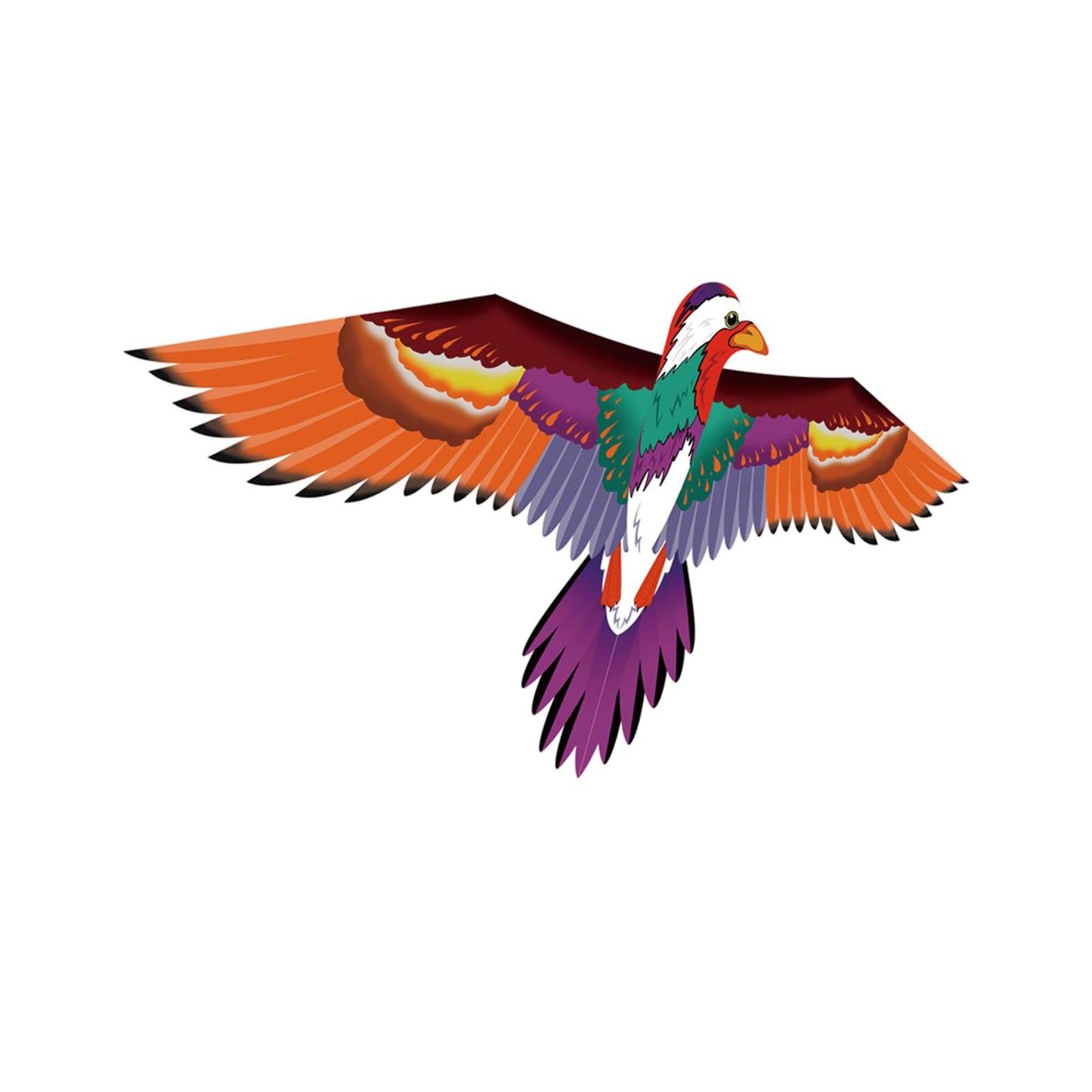 Parrot Kite for Kids & Adults, Outdoor Kite, Perfect for Beginners, Easy to use, Ideal for Beaches, backyards, Grassy Areas（Duck）