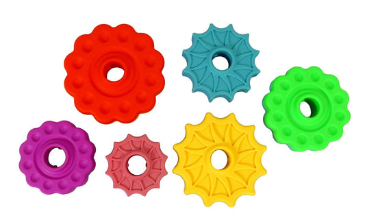 Toddler Tested Spinning Stacker Toy - Rainbow Ring Stacker Montessori Baby Toys for 15 Months+ - Sensory & Learning Toys for Toddlers for Boys & Girls