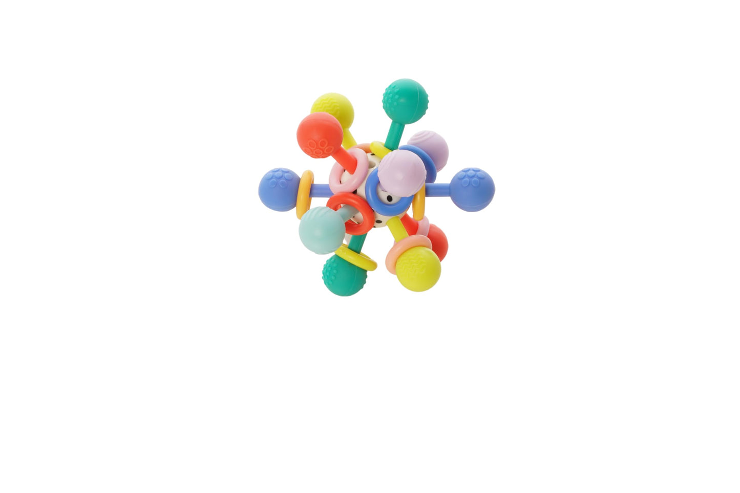 Manhattan Toy Atom Colorpop Rattle & Teether Grasping Activity Baby Toy