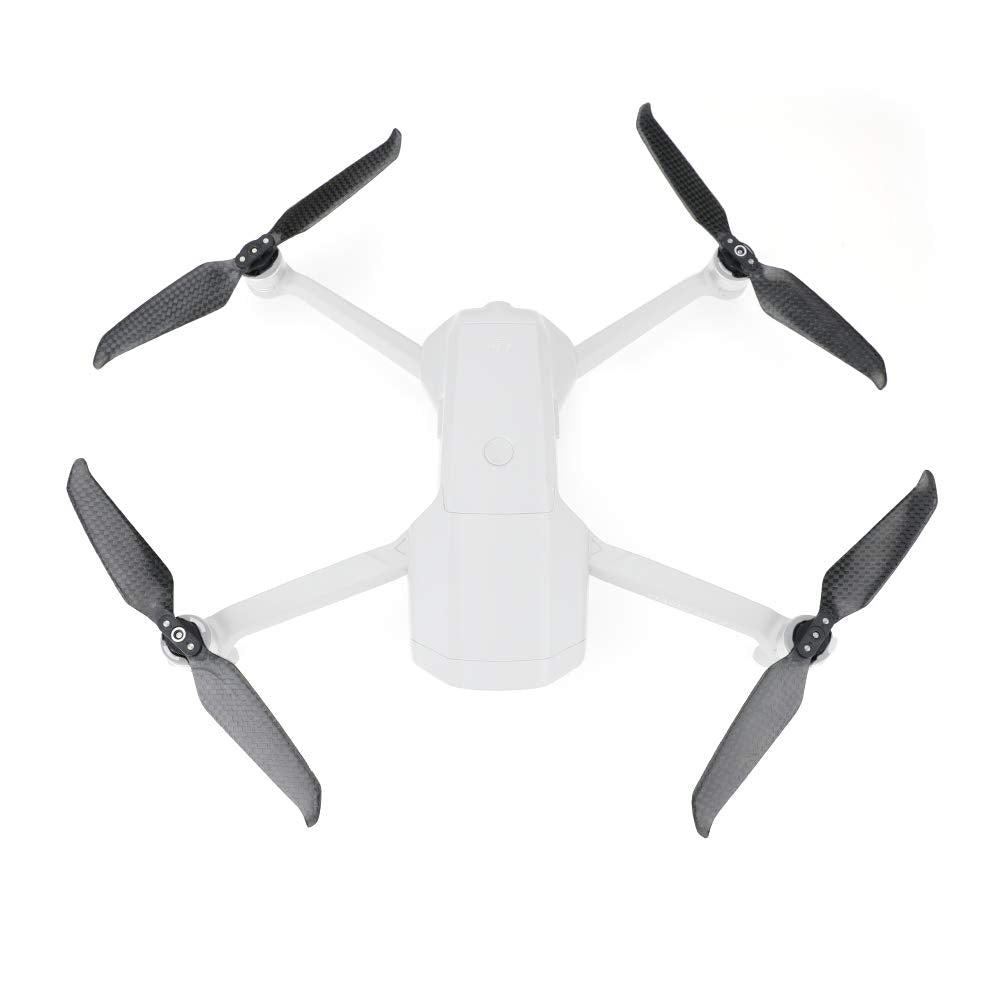 RCGEEK Compatible with Mavic Air 2 Carbon Fiber Propellers Blades Low Noise Props 7238 Quiet Propellers Replacement Accessories Drone Quick Release Foldable Wings
