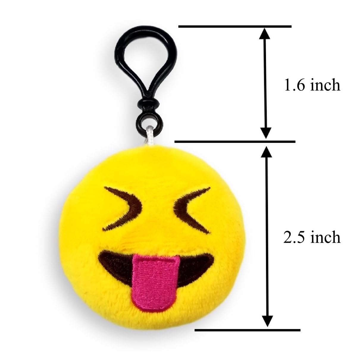 OHill 36 Pack Party Favor Plush Keychains Mini Pillows Key Ring for Birthday Event Party Favors Supplies
