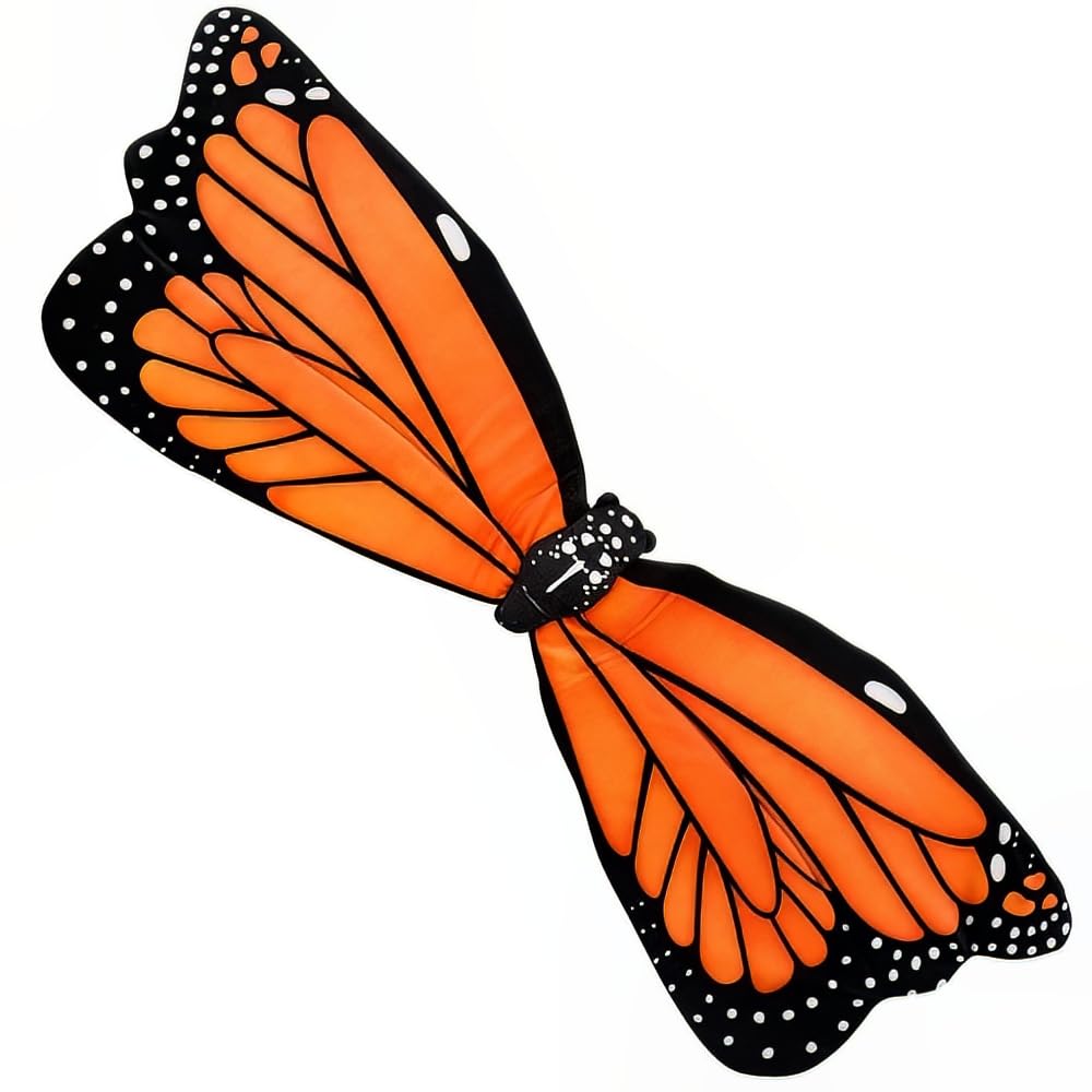 Rhode Island Novelty Kids Monarch Butterfly Plush Wings One Per Order