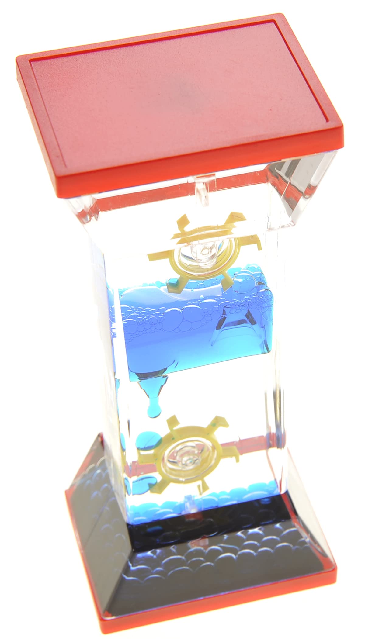 PowerTRC Liquid Motion Bubbler Sensory Fidget Toy for Desk Tops | Calming and Relaxing ADHD, Anxiety, and Autism Toy for Kids and Adults | Handheld Water Game