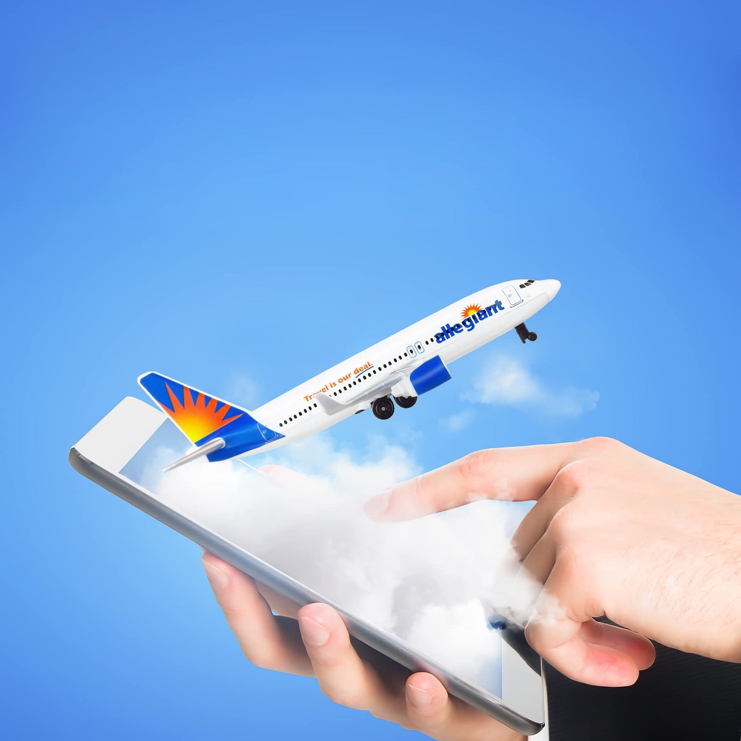 EcoGrowth Allegiant Airplane Model for Collection & Gifts