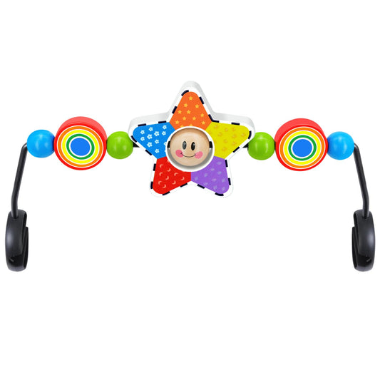iGRATENS Baby Bjorn Bouncer Toy Bar, Toy for Baby Bouncer Soft & Bliss, Easy to Attach and Remove, Child-Friendly Materials, Exciting Design for Curious Babies, Pentagram