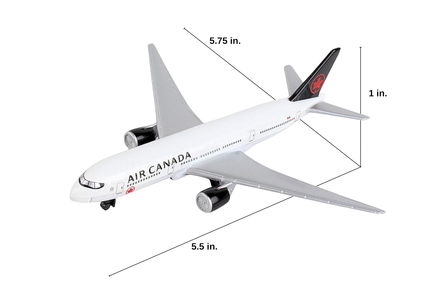 Daron Air Canada Single Plane Die-Cast Metal S Airplane Model Toy with Plastic Parts for Kids Ages 3+