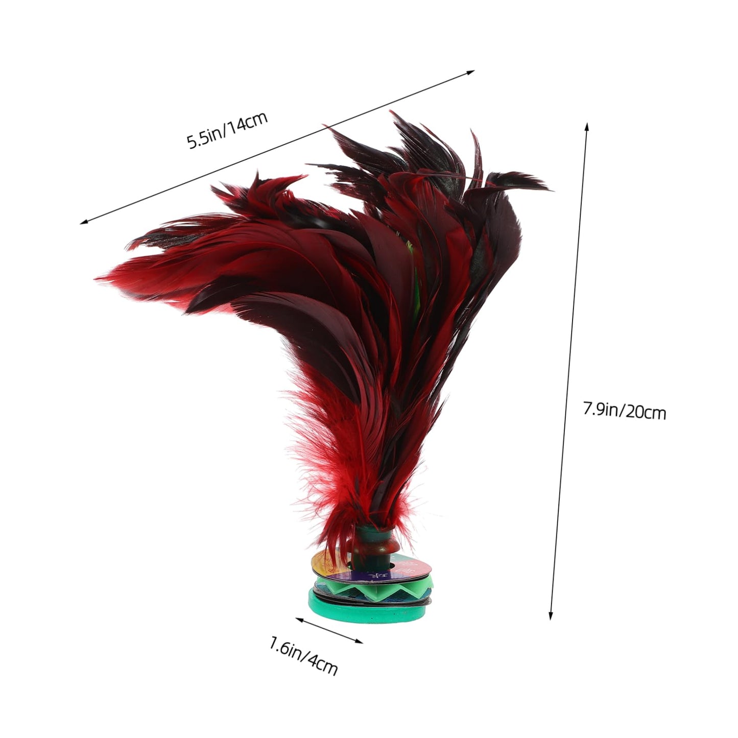 VOSAREA Kick Shuttlecock Foot Exercise Leisure Game for Develops Coordination Motor Skills Indoor Outdoor Fun Activity for All Ages