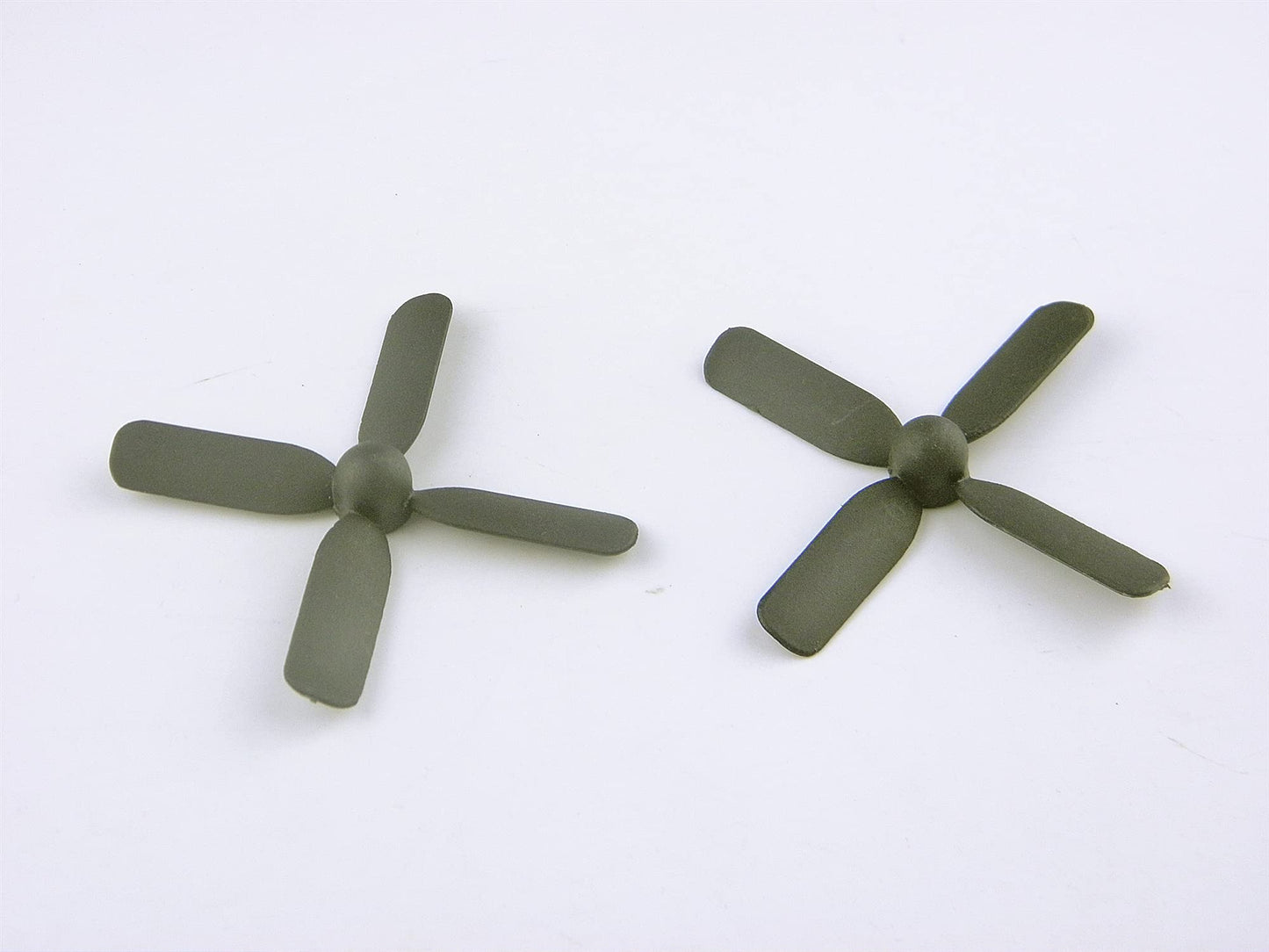 CHANCS RC Mini Propellers 4-Blades (50x50mm, 0.7mm Diameter) 4-Vane Multi-Rotor for Mini Micro Drones, RC Model Toy Airplane Kit 6PCS