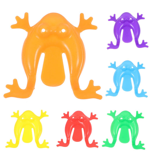 TOYANDONA 24Pcs Toy Plastic Jumping for Kids Children Toddlers Party Favors, Goody Bag Fillers, Random
