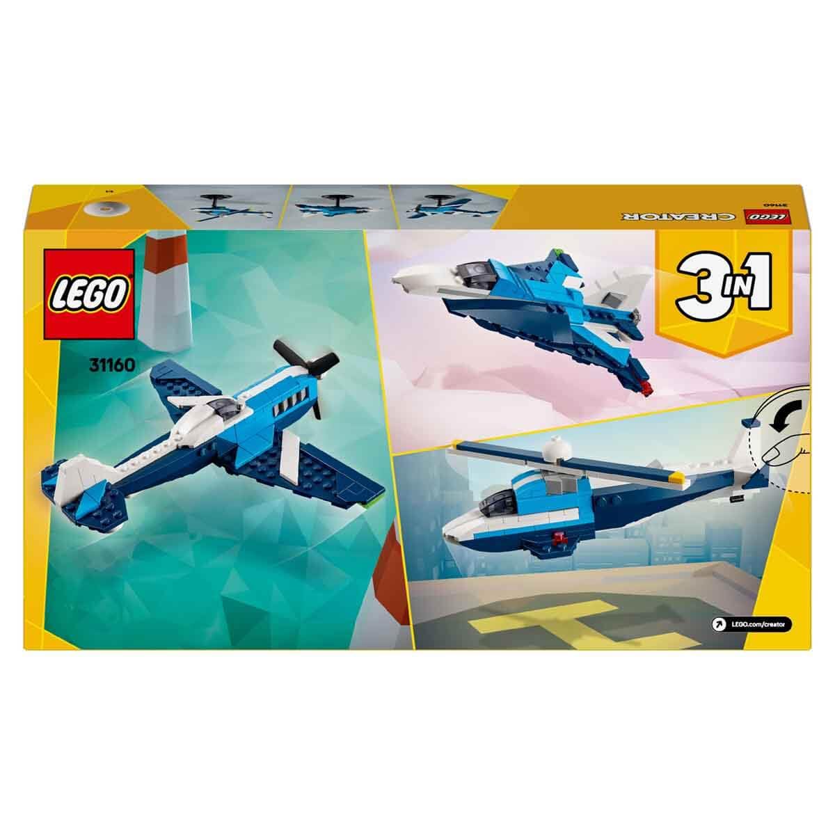 Lego Creator 31160 Air Racer Toy Toy Birthday Present Block Boys Girls Children 7 Years 8 9 Years Old Elementary School Vehicle Airplane Airship