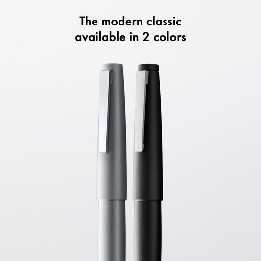 Lamy 2000 black - elegant rollerball pen in robust fibreglass barrel - perfectly balanced & in line width M M 63 rollerball refill in black