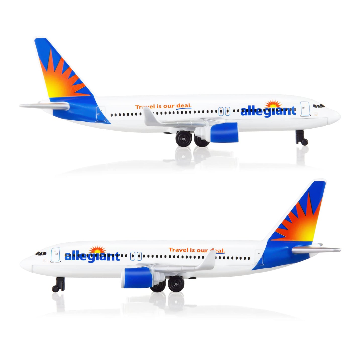 EcoGrowth Allegiant Airplane Model for Collection & Gifts