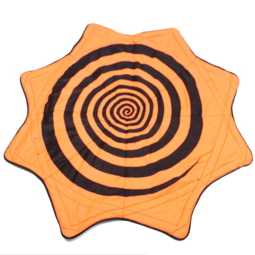 Mougee (moo-JEE) Air Flow Star - Neon Series - for Beginners & Advanced - Fum&Challenging -Double Stitched Flow & Vibrant Colors & Patterns Durable - 28” Diameter - Orange/Yellow Neon