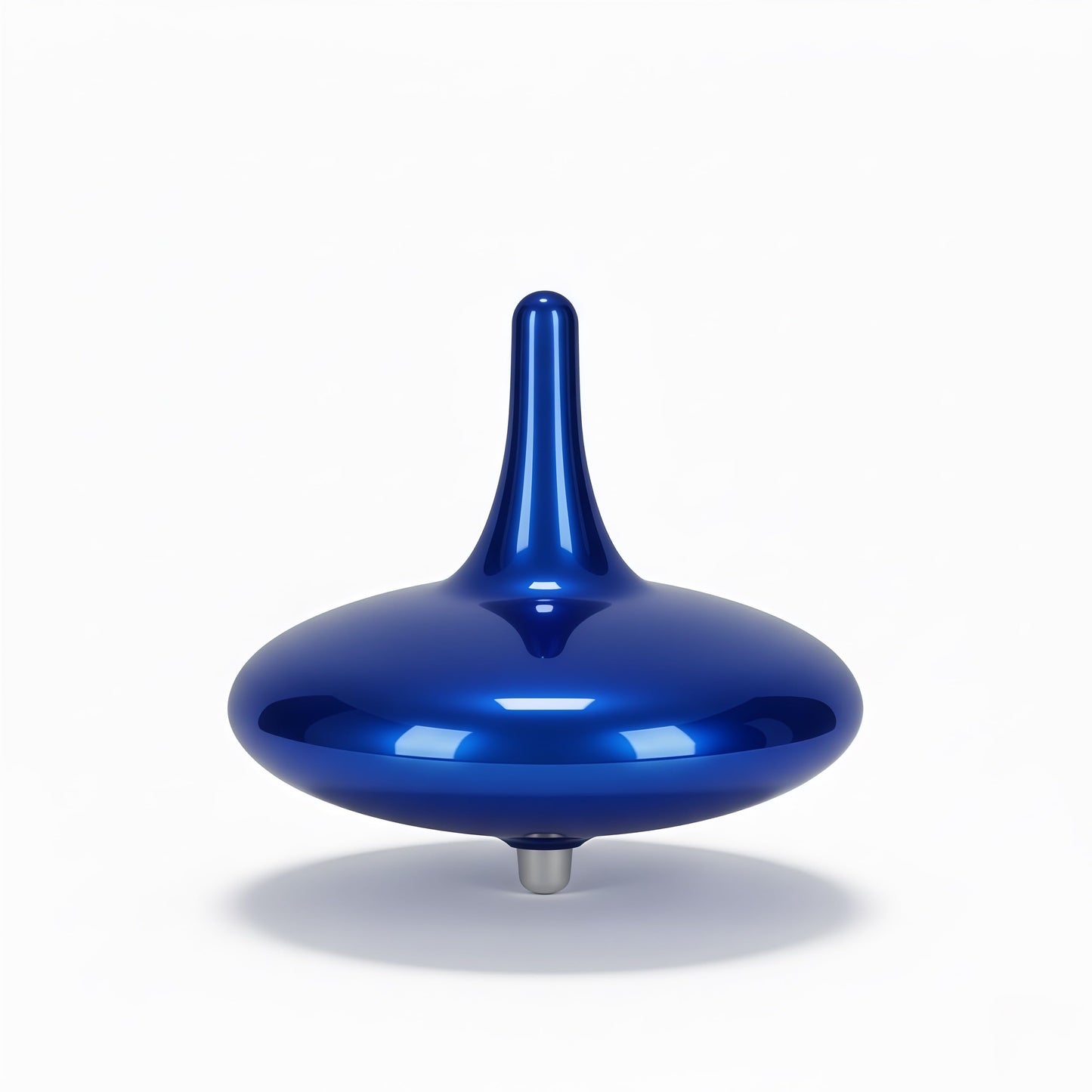 Hautech Electric Spinning Top, 6+ Hours Endless Spinning, LED Light Show, the Dreamer Spinning Top for Focus, Calm & Creativity, Timer-Enabled Design, Unique Gift for Adults (Stability Blue)