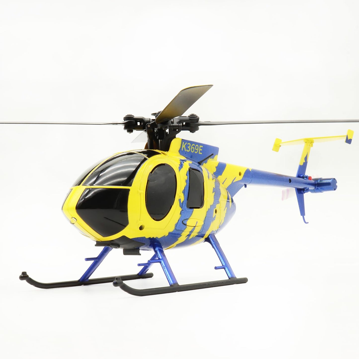 RC ERA C184 MD500 100 Size RC Helicopter 4CH, 6-Axis Gyroscope RTF With Optical Sensor & Upgraded Transmitter - Remote Control Electric Helicopter Outdoor For Adults & Beginners
