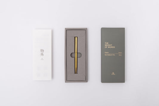YSTUDIO Classic Luxury Revolve Ballpoint Pen,Gilded Nib,Gorgeous Finish,Trustworthy Pen Gift for Men&Women-Elegant, Reliable,Nice Pen for Writing-brass