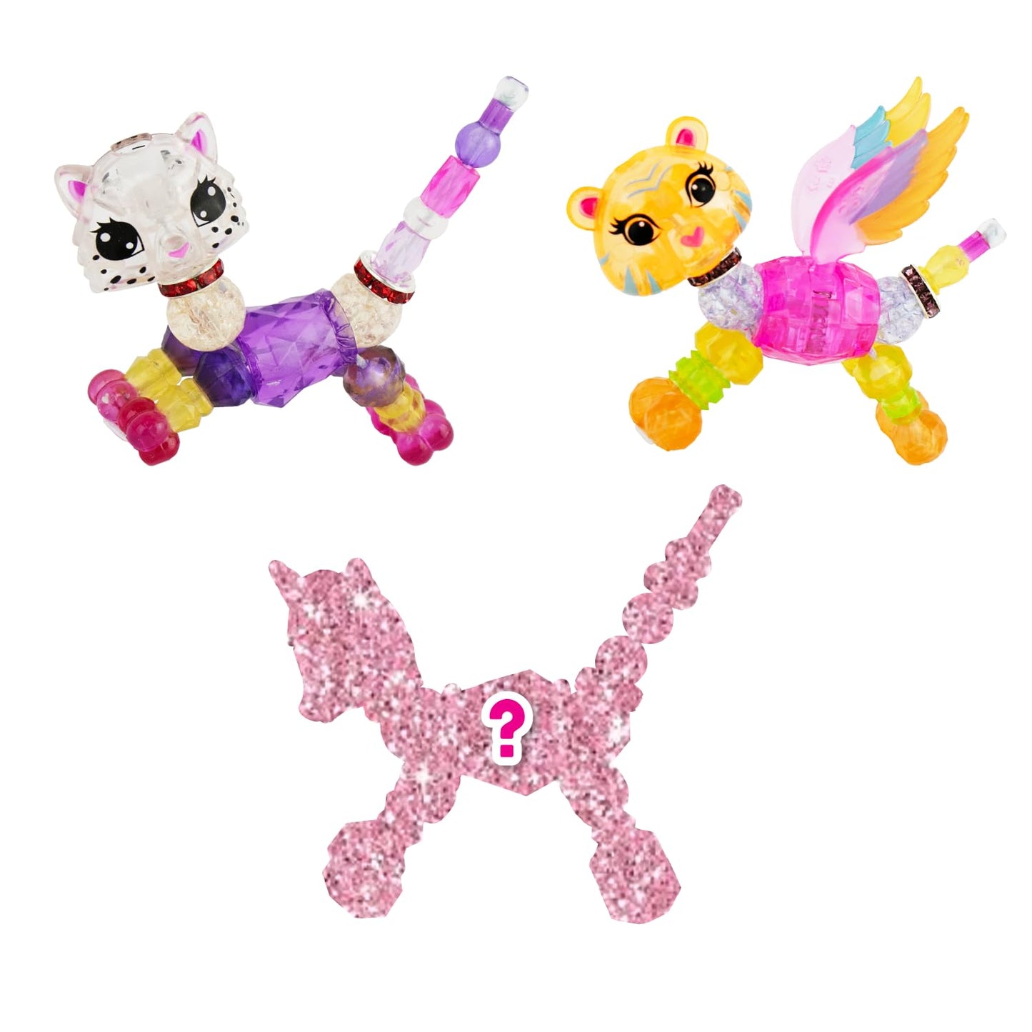Twisty Petz 3-Pack Dot Leopard & Sorbet Flying Tiger. Includes 3 Collectible Petz: 2 You See,1 Surprise! Adorable collectible petz transform into friendship bracelets, necklace & accessories. Girls 6+