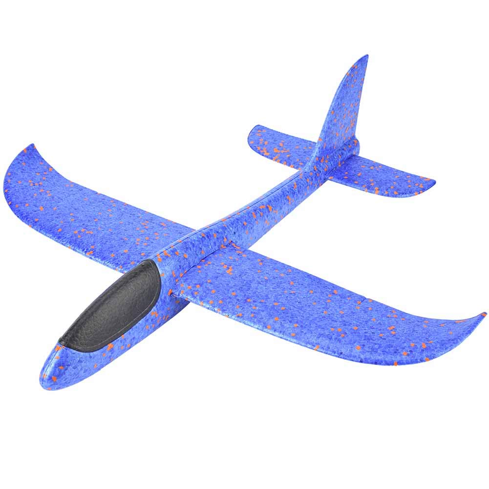 Sunisfa EPP Foam Glider Plane Aircraft, Robust Lightweight Broken with High Simulation Design for Kids, Easy to Assemble, Blue