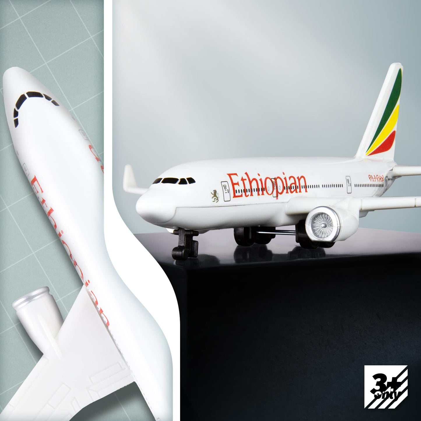 Joylludan Model Plane Ethiopia Airplane Aircraft for Collection & Gifts