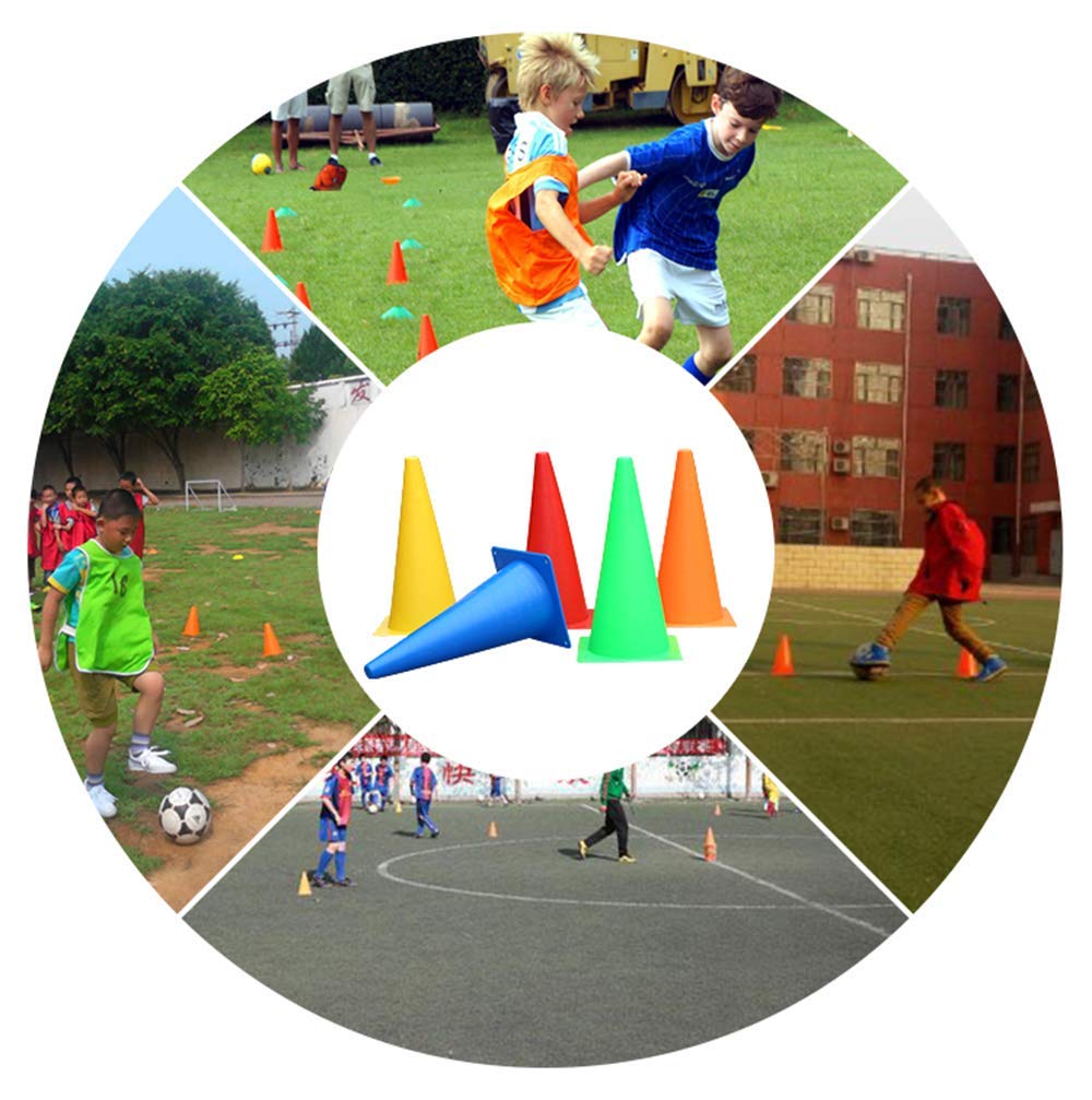 Eocolz 3 in 1 Carnival Games Set, Soft Plastic Cones Bean Bags Ring Toss Games for Kids Birthday Party Outdoor Games Supplies Combo Set