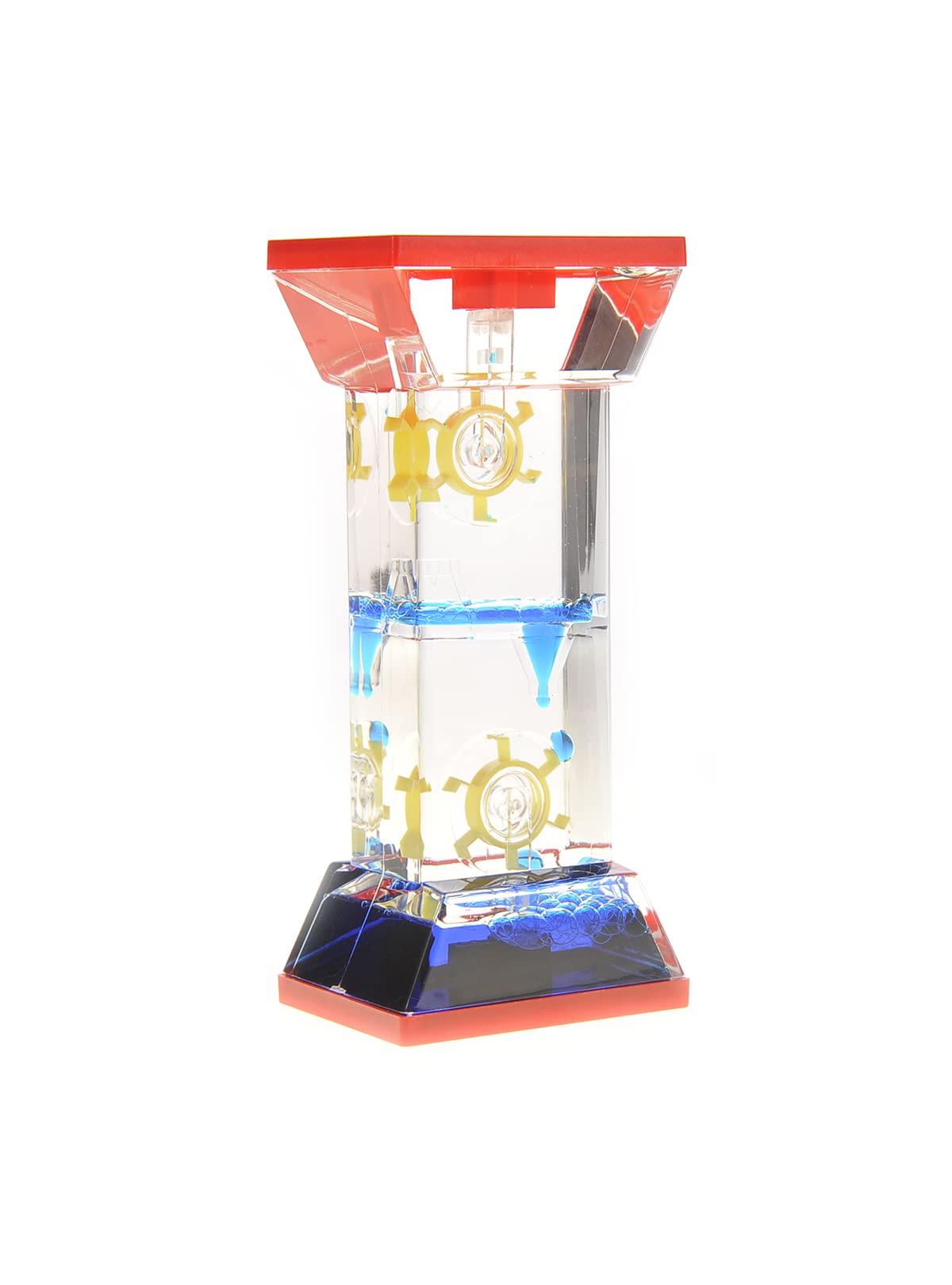 PowerTRC Liquid Motion Bubbler Sensory Fidget Toy for Desk Tops | Calming and Relaxing ADHD, Anxiety, and Autism Toy for Kids and Adults | Handheld Water Game