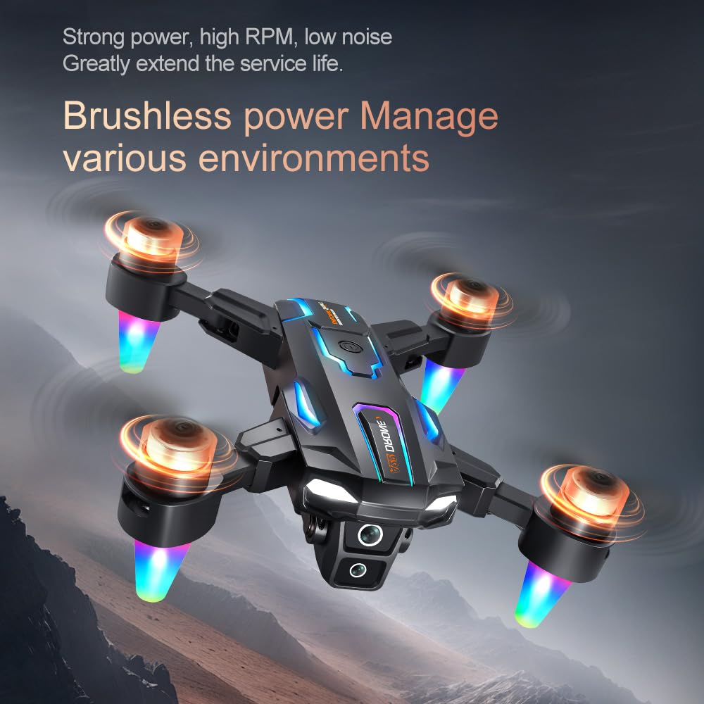 Drone with Screen Controller for Kids & Beginners, Easy to Fly Toy Drone with Camera, Altitude Hold, One Key Takeoff, Foldable RC Drone Gift for Boys Girls (FBA)