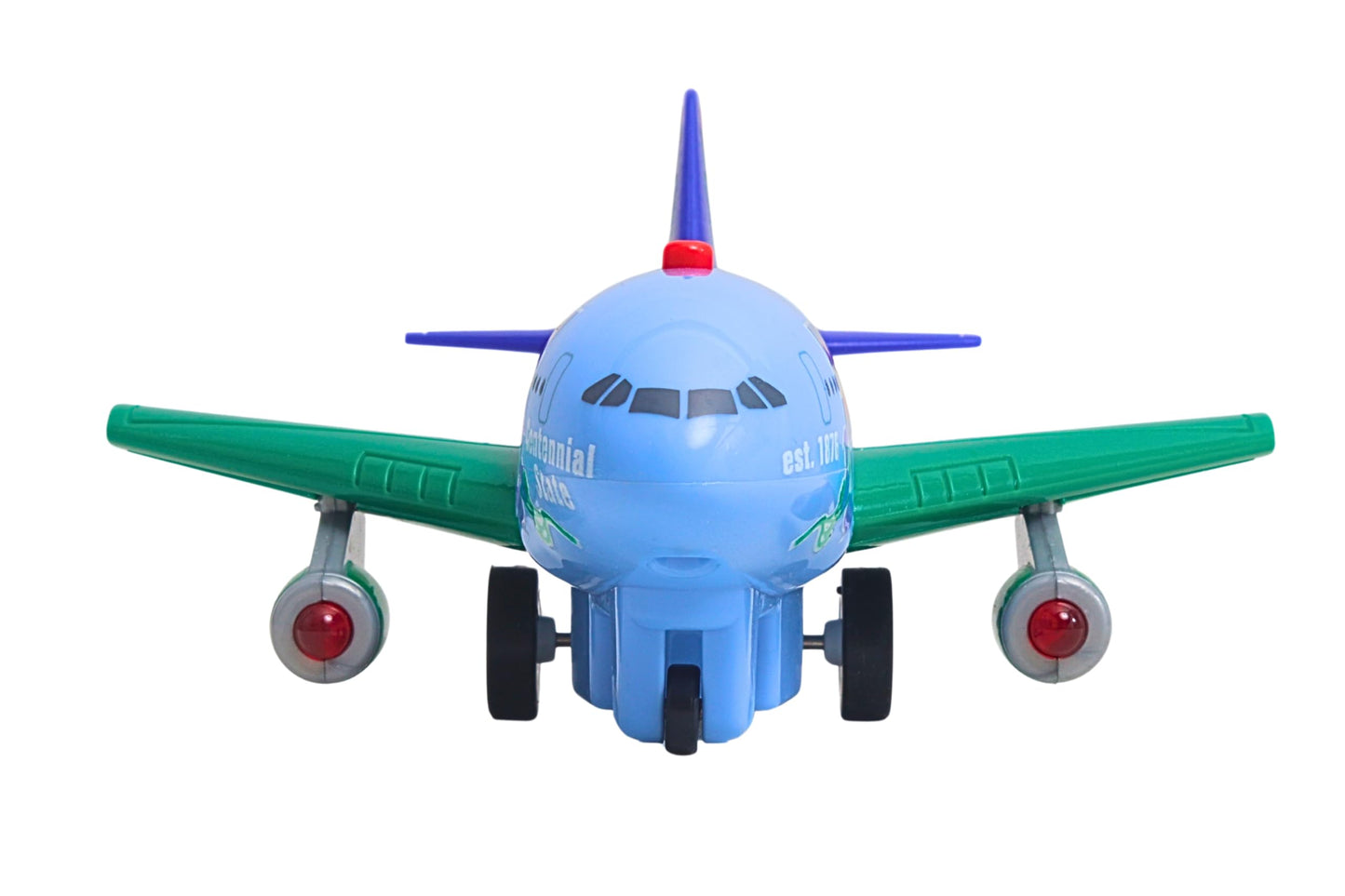 Daron Colorado Pullback Airplane – Light & Sound Jet Toy with Electronic Take-Off, 4¼-Inch Plastic Aircraft for Kids Ages 3+