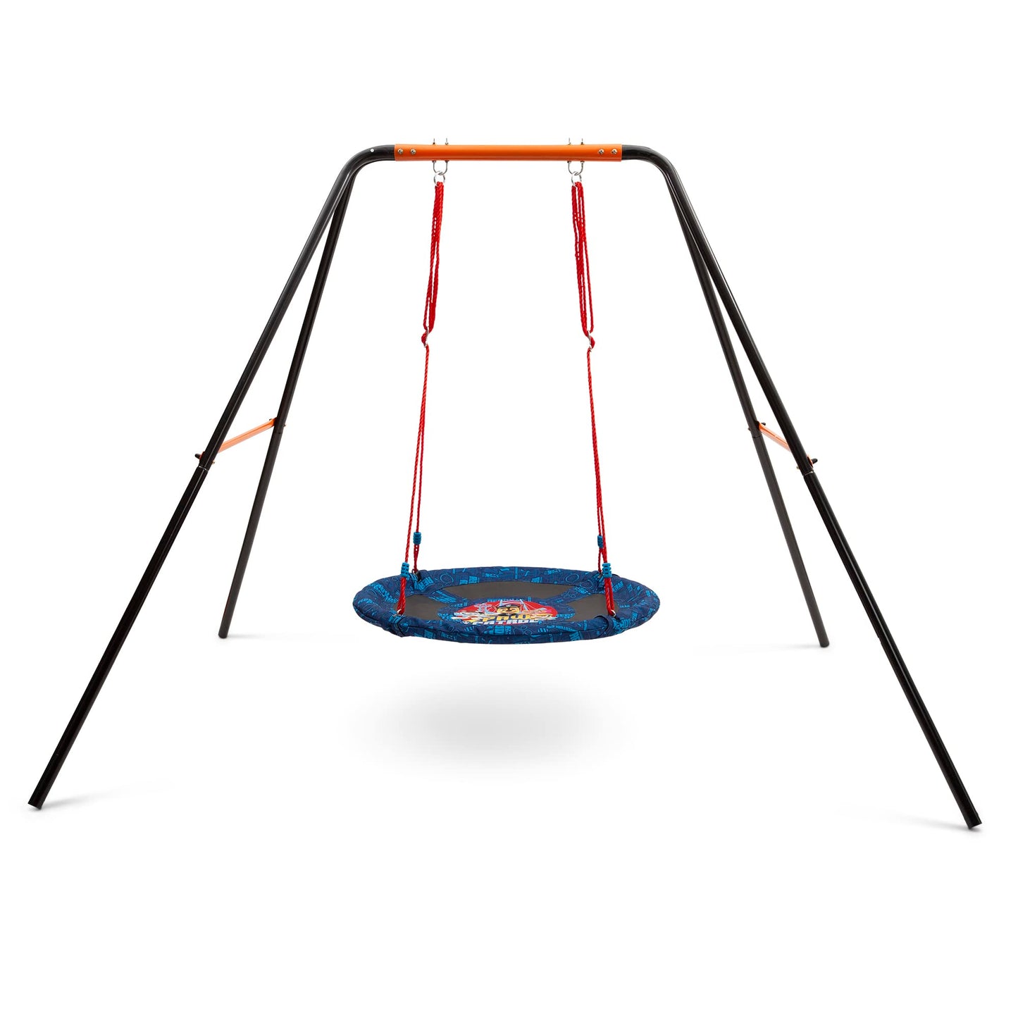 Delta Children PAW Patrol 40-Inch Saucer Swing for Kids – Attaches to Swing Sets or Trees – Includes All Necessary Hanging Hardware & Rope