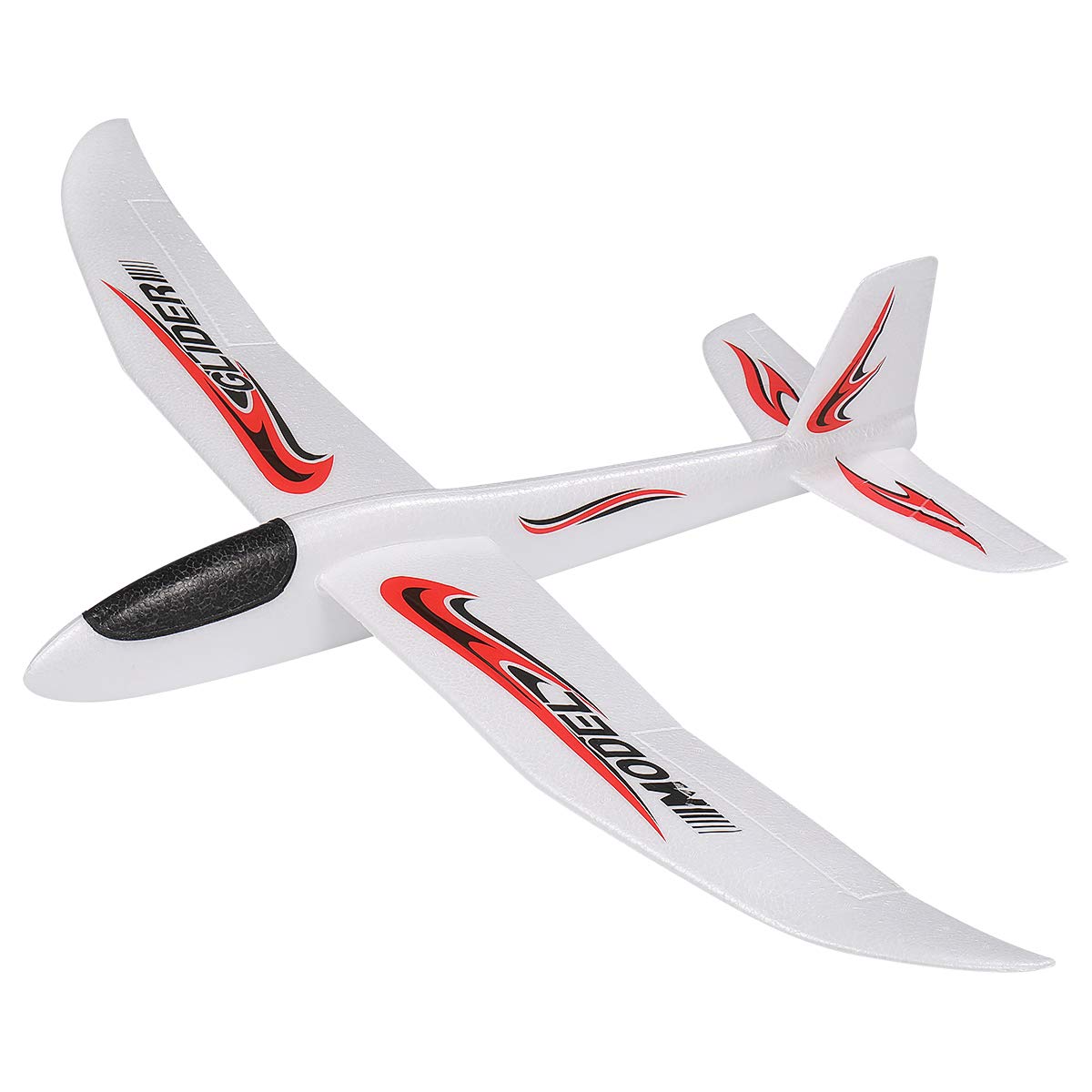 TOYANDONA 1PC Foam Glider Airplane, 39 inch Large Throwing Glider Planes Lightweight Outdoor Flying Glider Airplane Toys for Girls Boys Party Favor or Gift