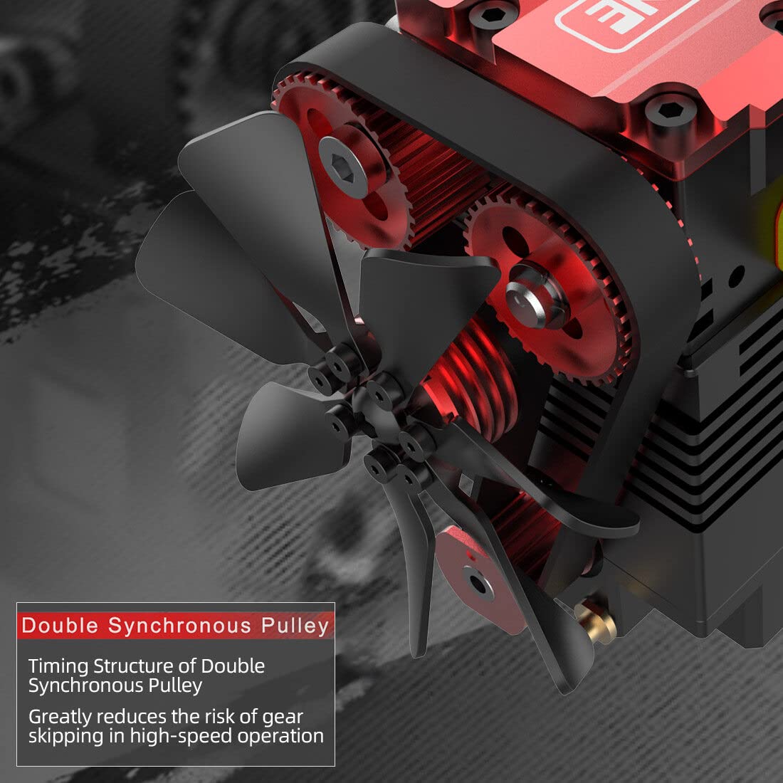 OBIOCKIDAY Mini Engine Kit That Runs, OTTO Motor FS-L200AC Engine Model Kit Inline Double-Cylinder Four-Stroke Air-Cooled Metal DIY Assembly L2 Engine Set, Decor Gift for Adults