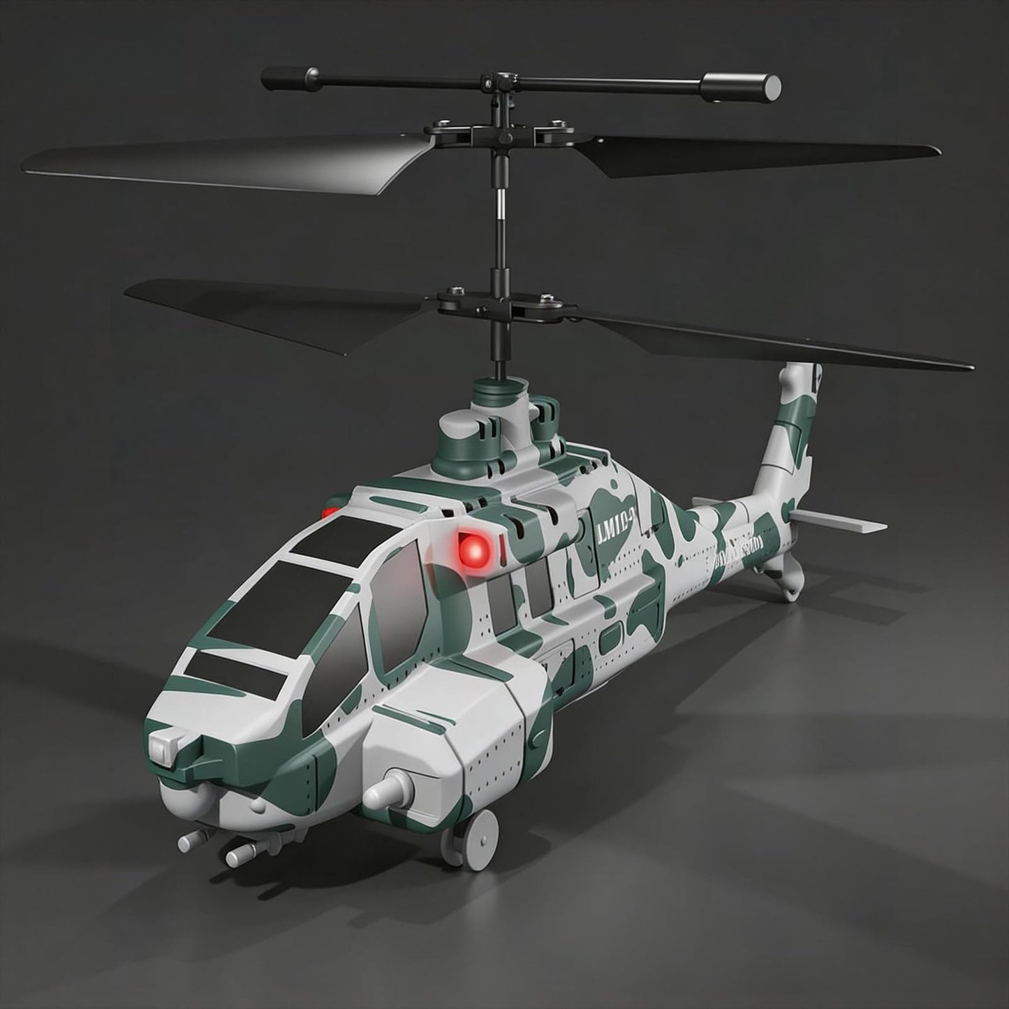 OBEST Camouflage RC Helicopter, Remote Control Military Helicopter with 2.4G 3.5CH, Missile Launch, One-Key Takeoff/Landing, Altitude Hold, 60M Control Distance