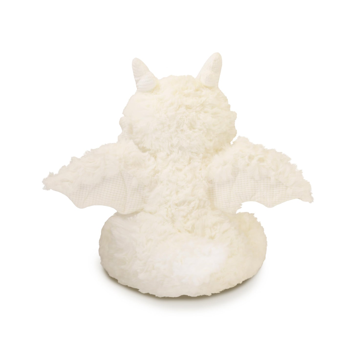 Soft Little Flying Dinosaur Stuffed Plush Pillow, Adorable White Dragon Plush Toy and Birthday Present for Kids, Adults and Collectors(White/11.8in)
