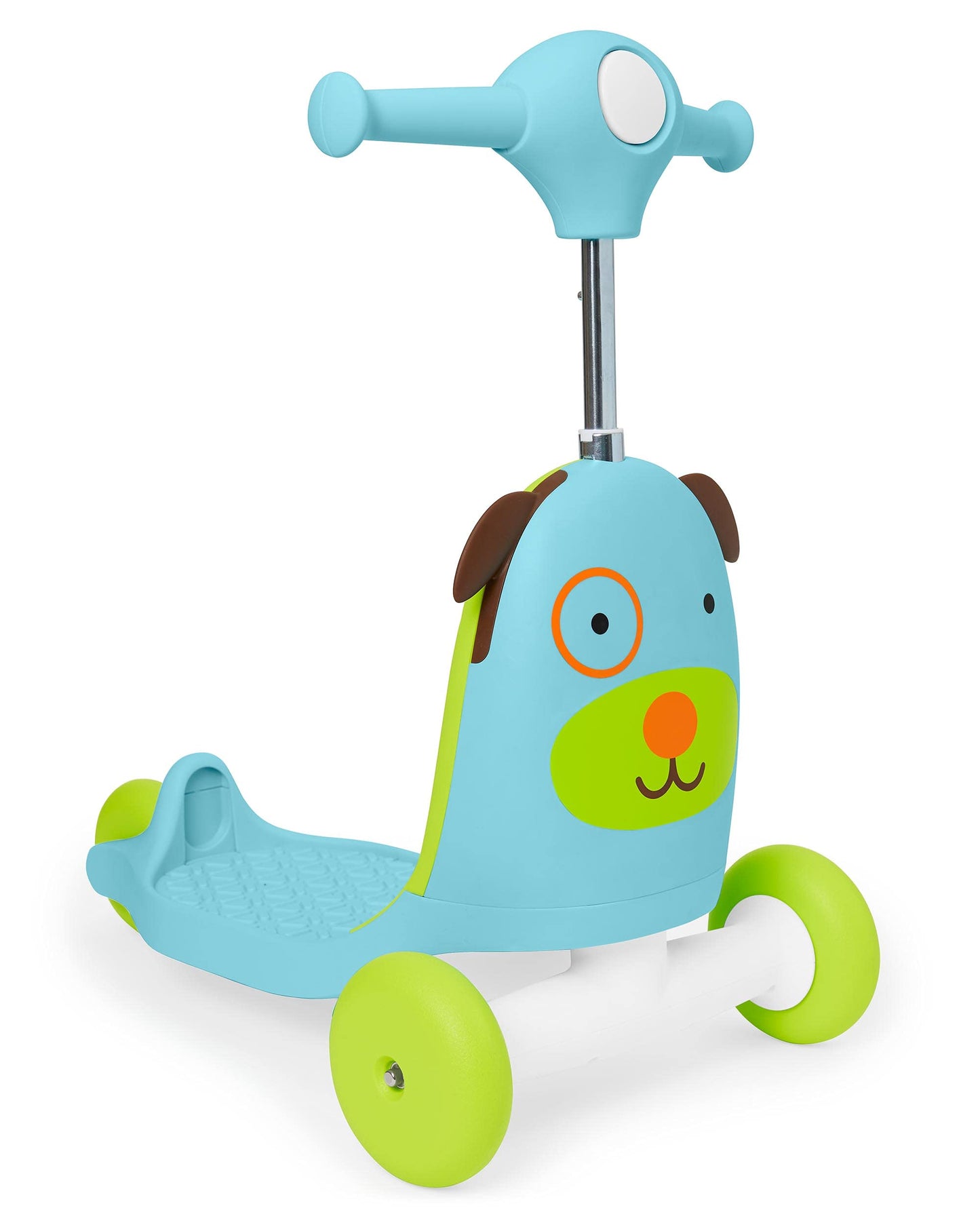 Skip Hop 3-in-1 Baby Activity Push Walker & Ride On Scooter Toy, Dog