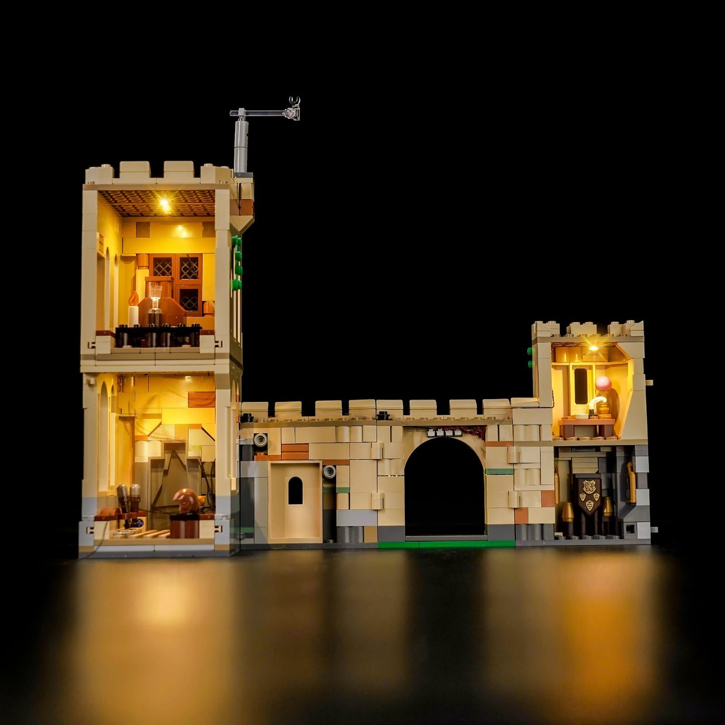 Brickshining LED Lighting Compatible with Lego 76447 Hogwarts Castle Flying Lessons, Light Kit Compatible with Lego 76447, NOT Included The Model Set