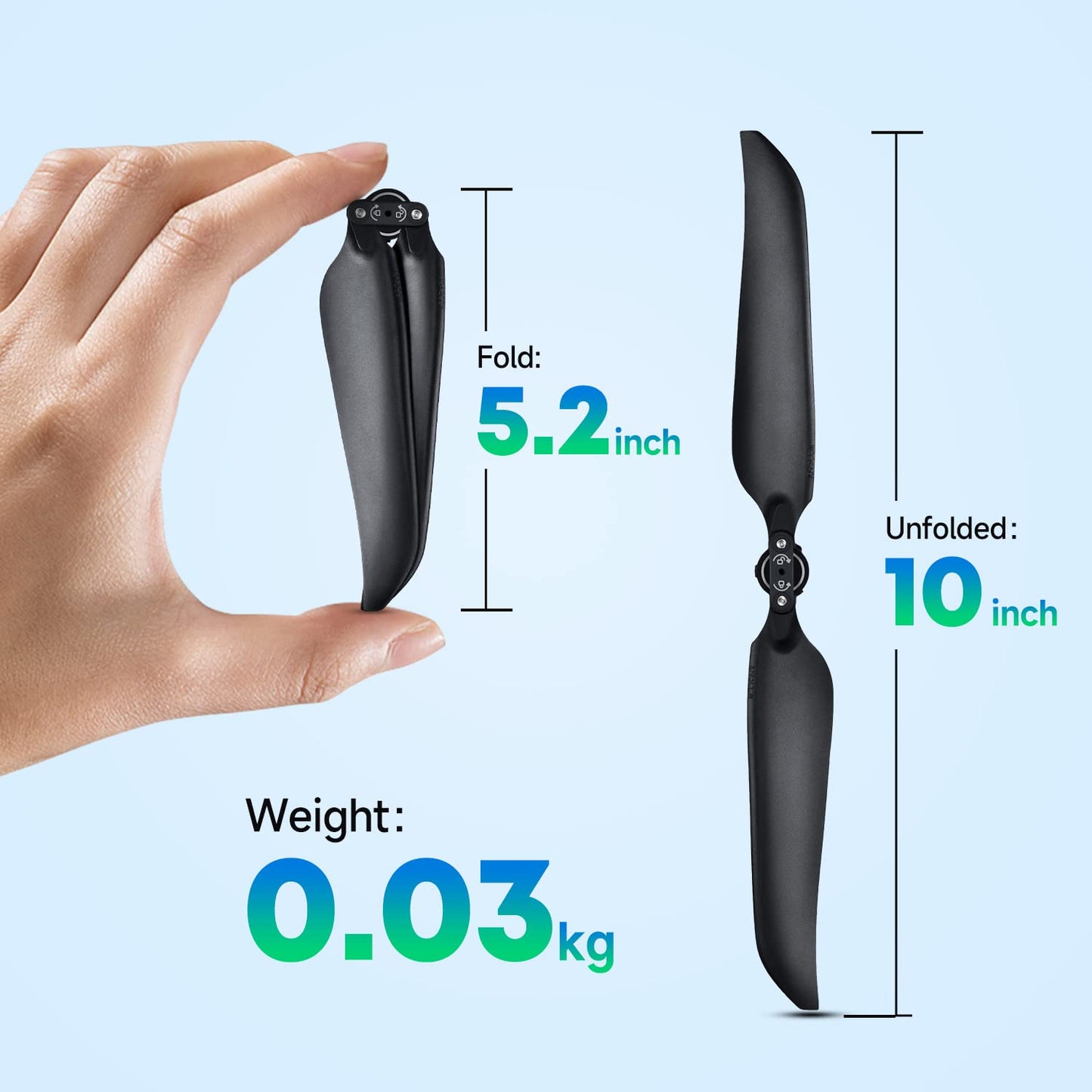 Autel Robotics EVO II Enterprise Propellers, Fit for EVO 2 Pro Enterprise/EVO II Dual 640T Enterprise (V2 & V3), for Enterprise Models ONLY (1 Pair)