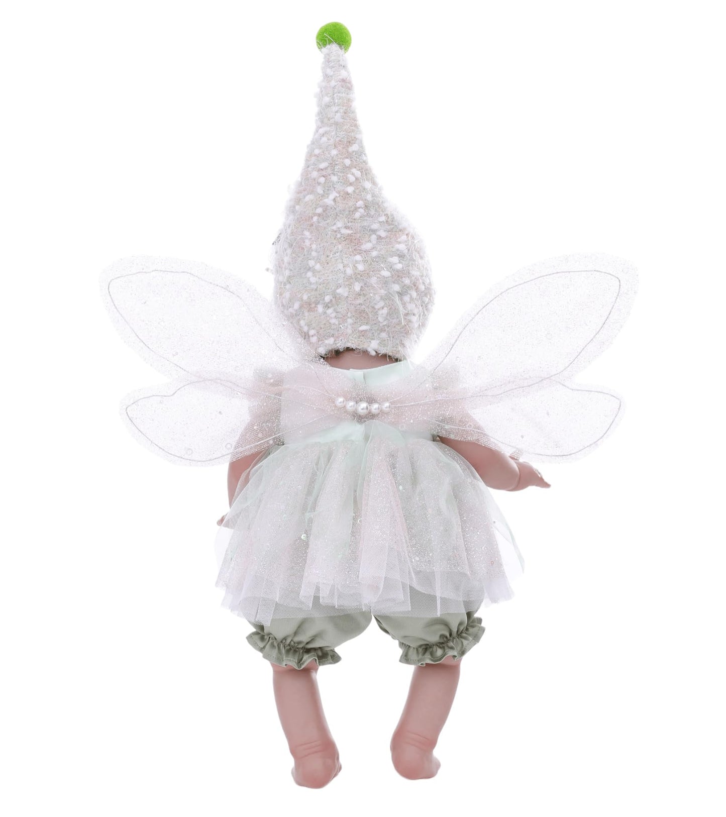 Cloveray Baby Doll, 18 Inch Reborn Baby Dolls – Realistic Lifelike Green Fairy Newborn Girl Doll, Real Life Baby Dolls with Accessories, Gift for 3+ Year Old Girls, Pretend Play & Collection
