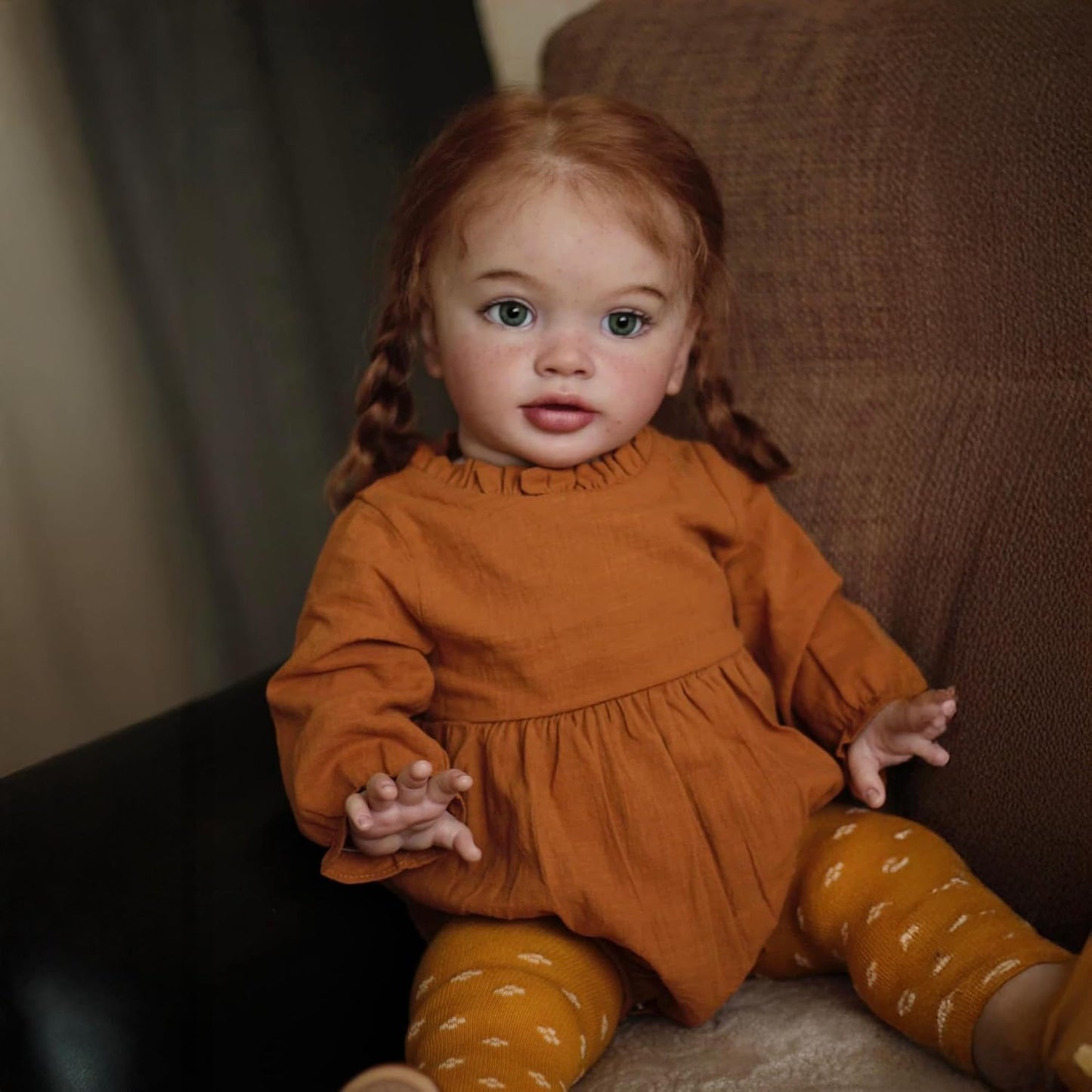 RXDOLL Big Size Reborn Toddler Doll Pippa 26 Inch Realistic Reborn Baby Dolls Toddler Girl Soft Cloth Body Weighted Baby Dolls that Look Real Silicone Babies Girls Gifts