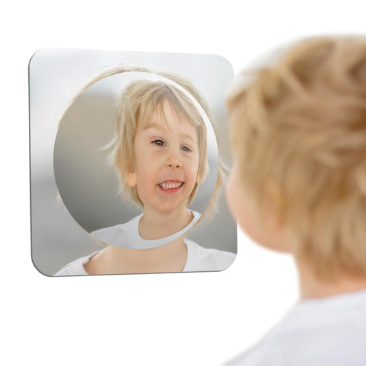 Special Supplies Sensory Bubble Wall Mirror - Interactive Acrylic Mirrors for Wall Decoration and Sensory Toys for Kids Classroom or Home -Sensory Room Decor -Visual, Tactile Stimulation (1 Pk)