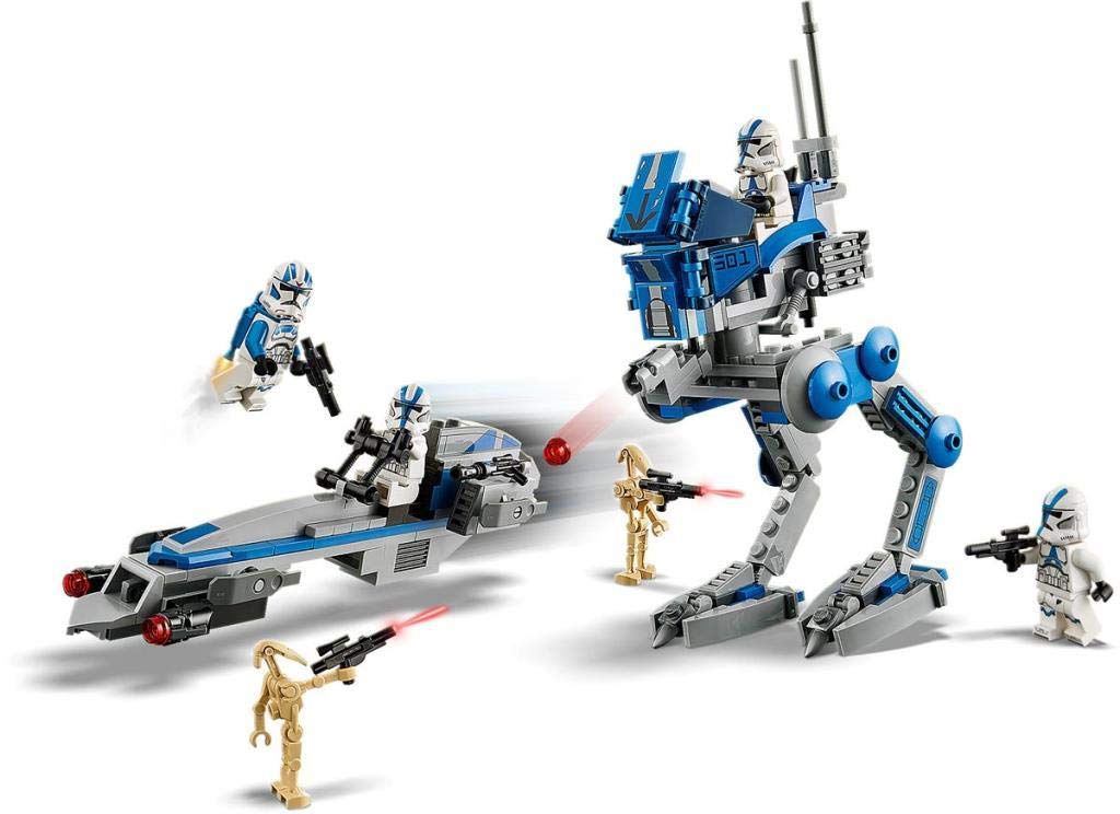 LEGO Star Wars 501st Legion Clone Troopers 75280 Building Kit, Cool Action Set for Creative Play and Awesome Building; Great Gift or Special Surprise for Kids (285 Pieces)