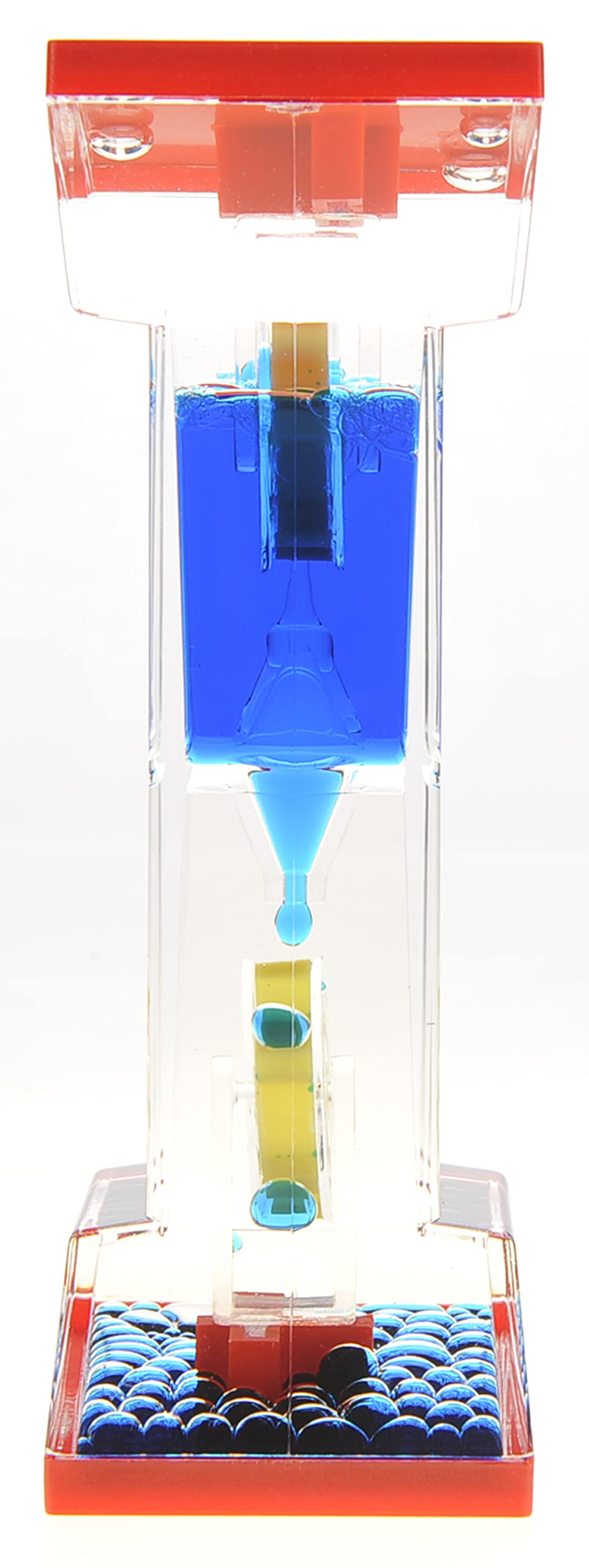 PowerTRC Liquid Motion Bubbler Sensory Fidget Toy for Desk Tops | Calming and Relaxing ADHD, Anxiety, and Autism Toy for Kids and Adults | Handheld Water Game