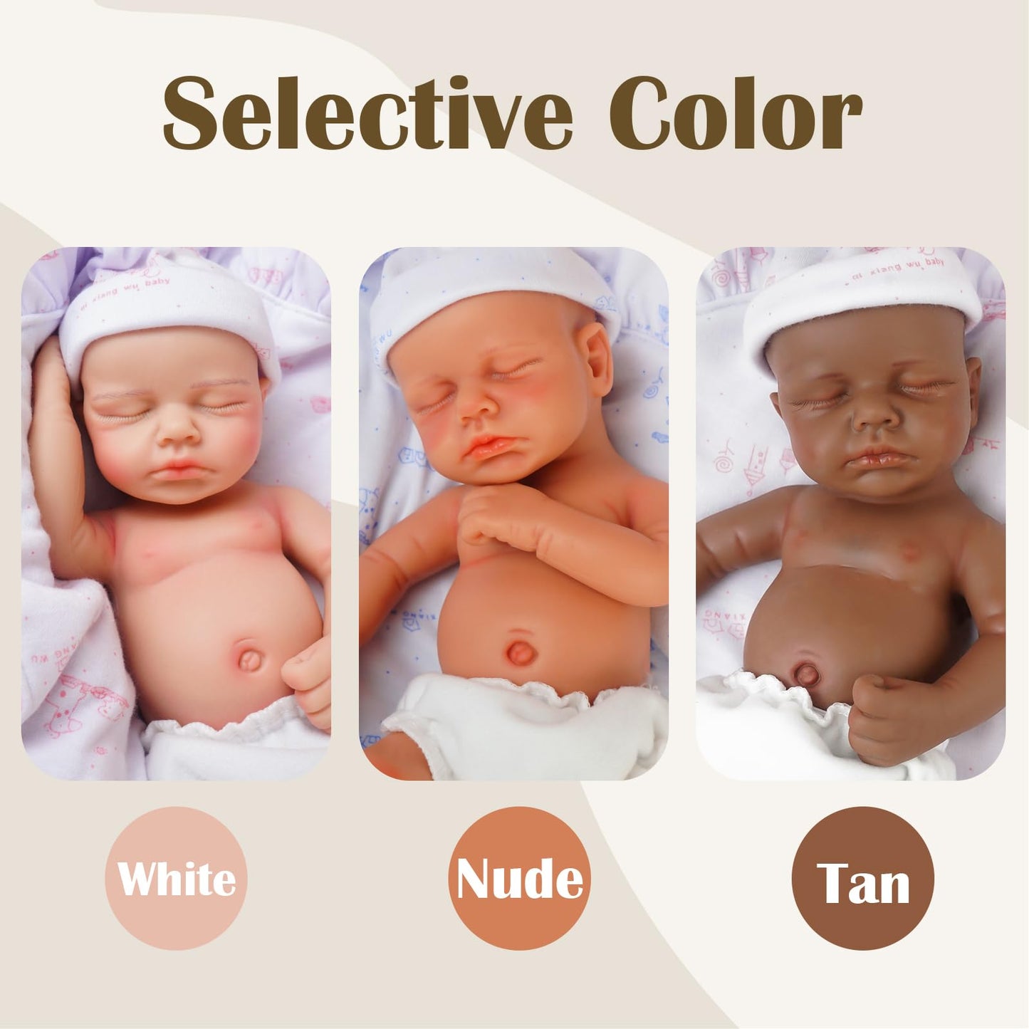 YaLuoQian Reborn Baby Dolls -12.2 Inch Full Silicone Newborn Baby Doll Twins,Lifelike Sleeping Baby Twins Reborn Baby Dolls Gift for Kids Collectible Washable