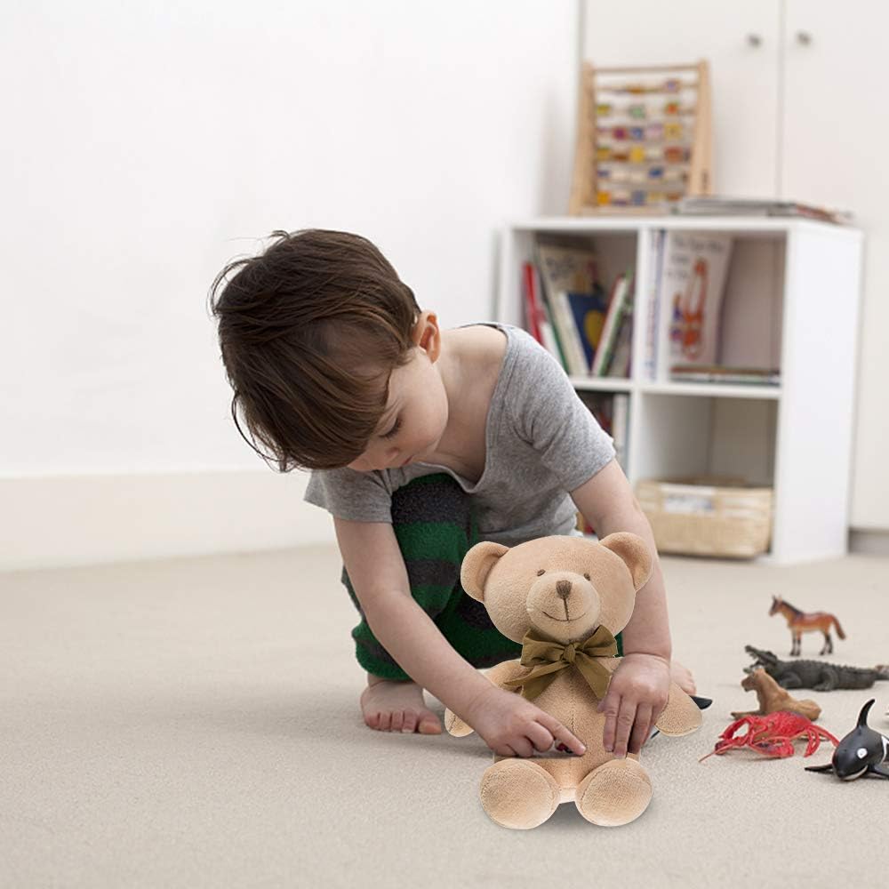 100% Organic Cotton Velour Teddy Bear for Baby Boy & Girl, Toddler Kids | GOTS Certified Eco-Friendly Clothes | Luxury Soft, Breathable & Comfortable Outfit